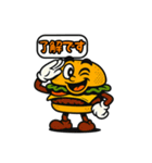 アメコミ風ハンバーガーくん（個別スタンプ：10）