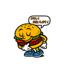 アメコミ風ハンバーガーくん（個別スタンプ：13）