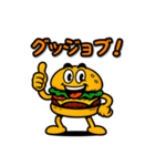 アメコミ風ハンバーガーくん（個別スタンプ：16）