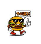 アメコミ風ハンバーガーくん（個別スタンプ：19）