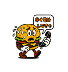 アメコミ風ハンバーガーくん（個別スタンプ：21）