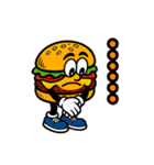 アメコミ風ハンバーガーくん（個別スタンプ：22）