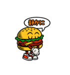 アメコミ風ハンバーガーくん（個別スタンプ：24）