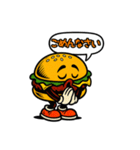 アメコミ風ハンバーガーくん（個別スタンプ：28）