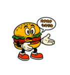 アメコミ風ハンバーガーくん（個別スタンプ：34）