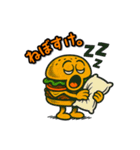 アメコミ風ハンバーガーくん（個別スタンプ：35）
