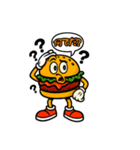 アメコミ風ハンバーガーくん（個別スタンプ：37）