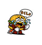 アメコミ風ハンバーガーくん（個別スタンプ：38）
