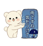 シンプルシリーズ 癒しを運ぶくま(修正版）（個別スタンプ：18）