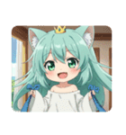 文字無しみなみちゃんプレミアムスタンプ（個別スタンプ：1）