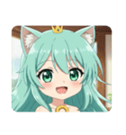 文字無しみなみちゃんプレミアムスタンプ（個別スタンプ：4）