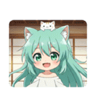 文字無しみなみちゃんプレミアムスタンプ（個別スタンプ：6）