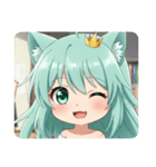 文字無しみなみちゃんプレミアムスタンプ（個別スタンプ：11）