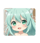 文字無しみなみちゃんプレミアムスタンプ（個別スタンプ：12）