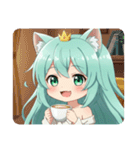文字無しみなみちゃんプレミアムスタンプ（個別スタンプ：14）