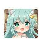 文字無しみなみちゃんプレミアムスタンプ（個別スタンプ：24）