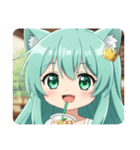 文字無しみなみちゃんプレミアムスタンプ（個別スタンプ：36）