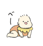 いろんな場面で使えるもちもち赤ちゃん（個別スタンプ：9）