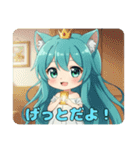精霊みなみちゃんプレミアムスタンプ15（個別スタンプ：3）