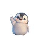 こぐぐペンギン（個別スタンプ：3）