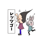 変な髪の者 夏（個別スタンプ：13）