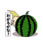 変な髪の者 夏（個別スタンプ：25）