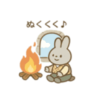 可愛い動物の冒険 日本語（個別スタンプ：21）