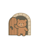 可愛い動物の冒険 日本語（個別スタンプ：24）