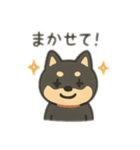 黒豆柴のカフェタイム【犬の日常会話】（個別スタンプ：5）