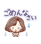 ずっと使える♡やさしい大きな文字（個別スタンプ：21）