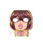 わらう女子2（個別スタンプ：3）