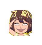 わらう女子2（個別スタンプ：9）