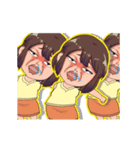 わらう女子2（個別スタンプ：10）