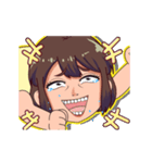わらう女子2（個別スタンプ：14）