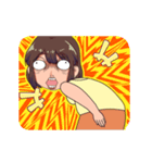 わらう女子2（個別スタンプ：18）