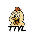 英語喋るよアニマルズ！！（個別スタンプ：11）