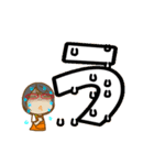 母から一言 49 デカ文字ミニ母（個別スタンプ：10）