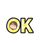 母から一言 49 デカ文字ミニ母（個別スタンプ：15）