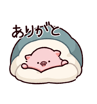 お布団のぶた（個別スタンプ：5）