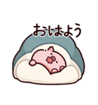 お布団のぶた（個別スタンプ：17）