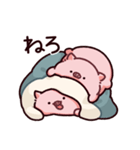 お布団のぶた（個別スタンプ：25）