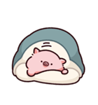お布団のぶた（個別スタンプ：35）