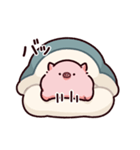 お布団のぶた（個別スタンプ：37）