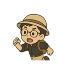Dr. Sam（ジャングル探検バージョン）（個別スタンプ：3）