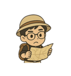 Dr. Sam（ジャングル探検バージョン）（個別スタンプ：4）