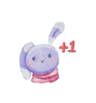 Muni the Gray Bunny ムニ・グレーのうさぎ（個別スタンプ：3）