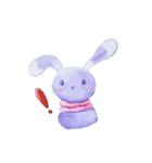 Muni the Gray Bunny ムニ・グレーのうさぎ（個別スタンプ：10）