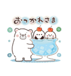 まるいやつらとトリさんの夏（個別スタンプ：5）