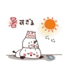 まるいやつらとトリさんの夏（個別スタンプ：21）