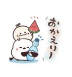 まるいやつらとトリさんの夏（個別スタンプ：36）